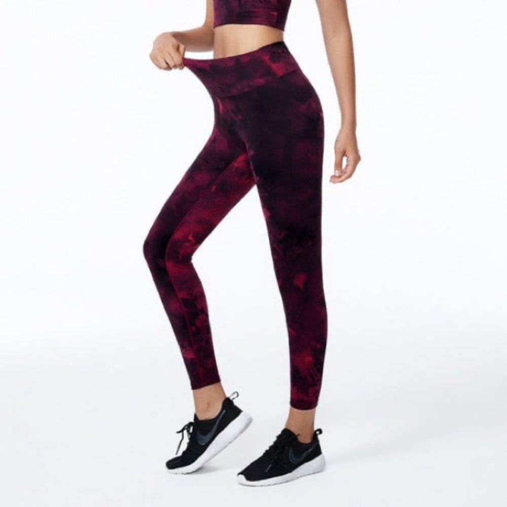 VS Pink tie dye leggings sz S